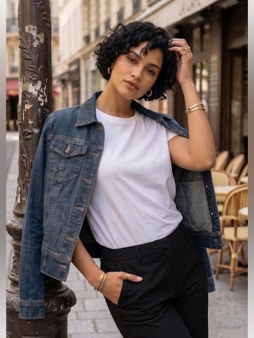 G by Guess Indigo Blue Denim Jean Jacket